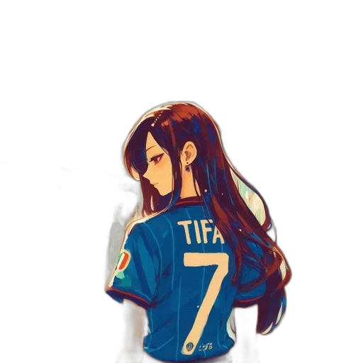 dress, hair, staff, jacket, anime, pixel art, cartoon, fantasy art transparent PNG cut-out