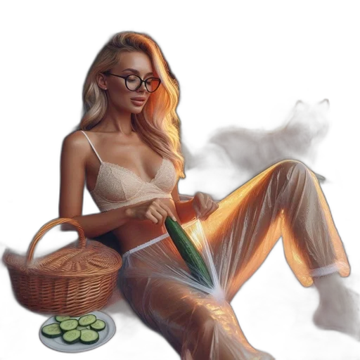 fantasy art, concept art, comic book art, photorealistic, fire, fog, green, earth tones transparent PNG cut-out