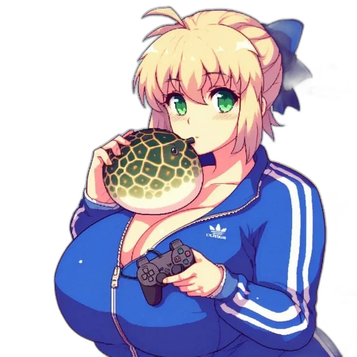 jacket, food, weapon, umbrella, pixel art, anime, vaporwave, cartoon transparent PNG cut-out