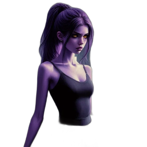 dress, concept art, fantasy art, pixel art, comic book art, dark, blue, pastel transparent PNG cut-out