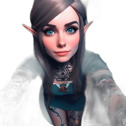 face, staff, dragon, jewelry, fantasy art, concept art, 3d render, photorealistic transparent PNG cut-out