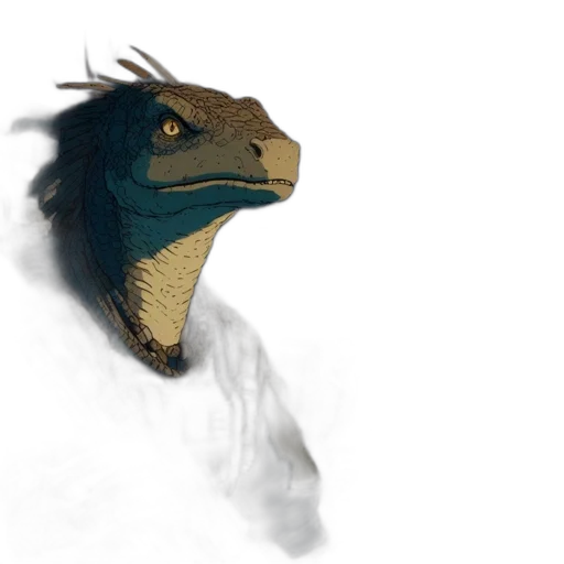 dragon, creature, animal, mask, concept art, fantasy art, photorealistic, 3d render transparent PNG cut-out