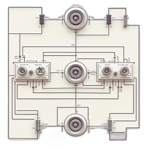robot, jewelry, crown, building, 3d render, concept art, schema, diagram transparent PNG cut-out