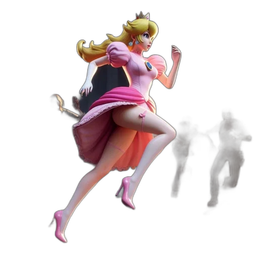 dress, creature, weapon, staff, concept art, 3d render, pixel art, photorealistic transparent PNG cut-out