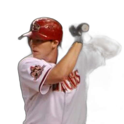 staff, weapon, photorealistic, baseball, player, white, uniform, red transparent PNG cut-out
