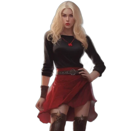 dress, concept art, fantasy art, 3d render, pixel art, red, dark, dimly transparent PNG cut-out