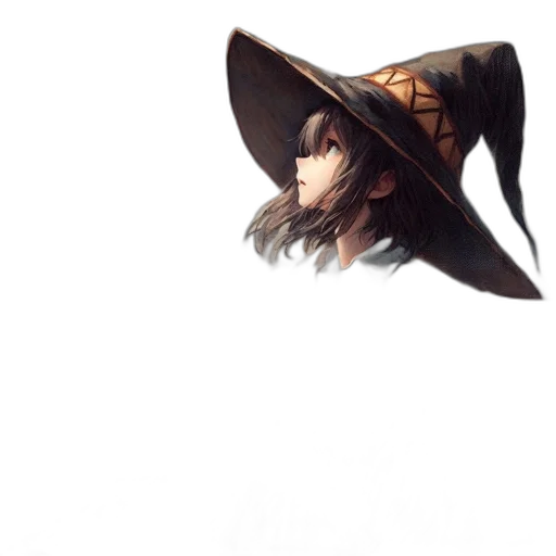 hat, mask, staff, weapon, concept art, fantasy art, pixel art, watercolor transparent PNG cut-out