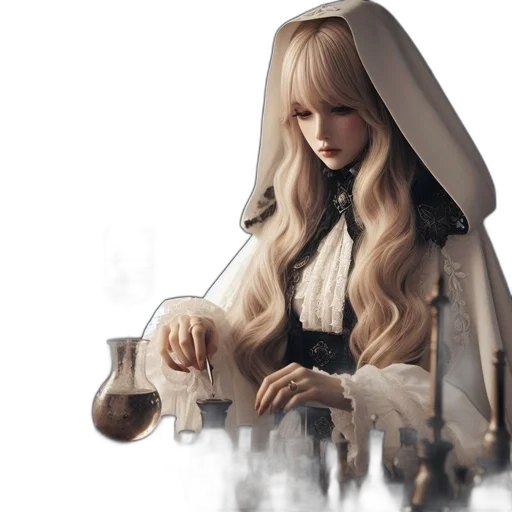 dress, fantasy art, concept art, photorealistic, 3d render, fire, monochrome, dark transparent PNG cut-out