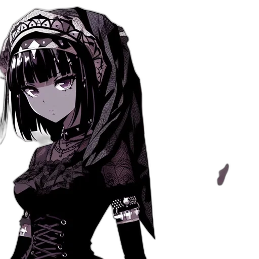 dress, crown, mask, hat, pixel art, anime, concept art, fantasy art transparent PNG cut-out