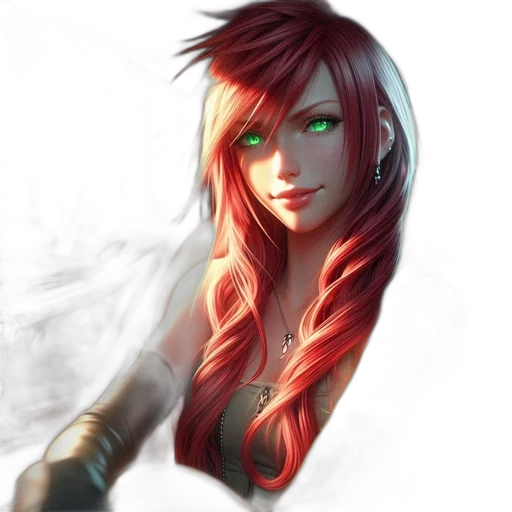 face, staff, dragon, sword, fantasy art, concept art, anime, photorealistic transparent PNG cut-out