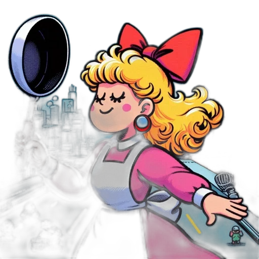 staff, dress, robot, cartoon, concept art, comic book art, 3d render, outer space transparent PNG cut-out
