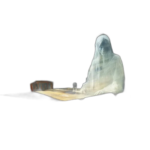 mask, shoes, furniture, bottle, 3d render, concept art, photorealistic, fog transparent PNG cut-out