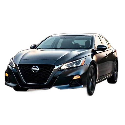 car, 3d render, photorealistic, 2019, nissan, sentra, sedan, matte transparent PNG cut-out
