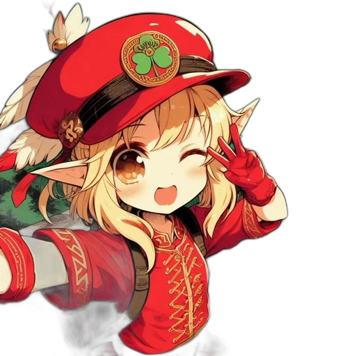 dragon, weapon, hat, staff, anime, pixel art, fantasy art, concept art transparent PNG cut-out