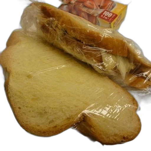 food, jacket, sandwich, wrapped, plastic, box, wrap, background transparent PNG cut-out