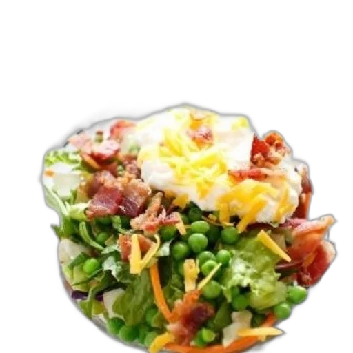 food, photorealistic, 3d render, vibrant, salad, mixed, greens, peas transparent PNG cut-out