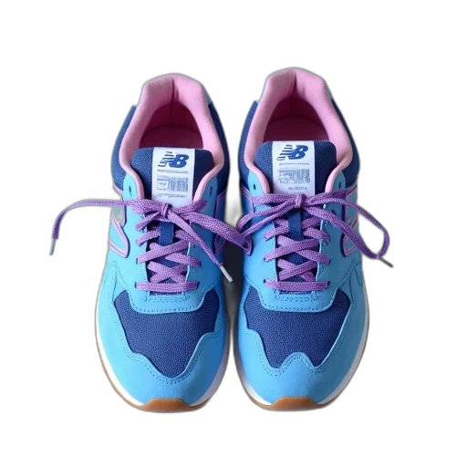 shoes, vaporwave, 3d render, pastel, blue, colorful, pair, pink transparent PNG cut-out