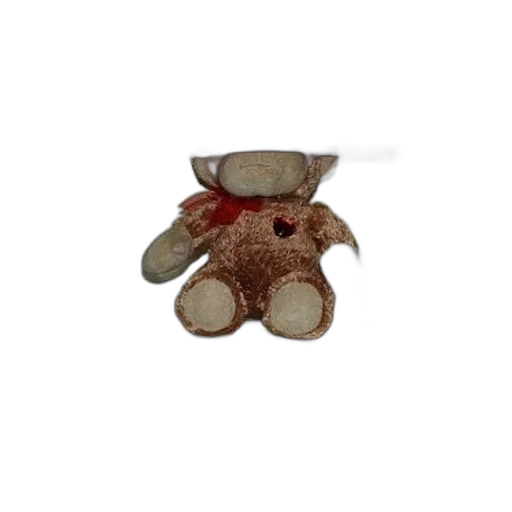 staff, animal, hat, jewelry, 3d render, teddy, bear, red transparent PNG cut-out