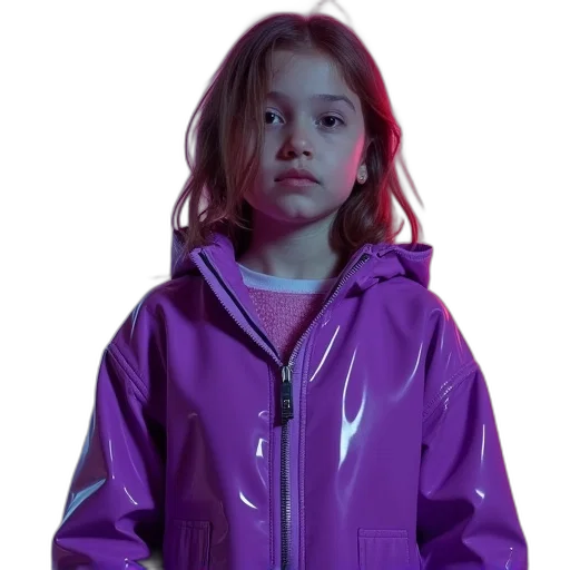 jacket, cyberpunk, 3d render, vaporwave transparent PNG cut-out