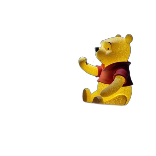 animal, creature, food, 3d render, pixel art, concept art, photorealistic, winnie transparent PNG cut-out