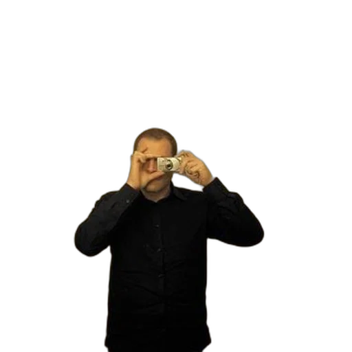 staff, mask, jacket, face, 3d render, concept art, man, black transparent PNG cut-out