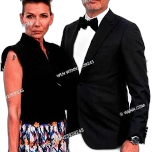 dress, staff, man, black, suit, bow, tie, stands transparent PNG cut-out