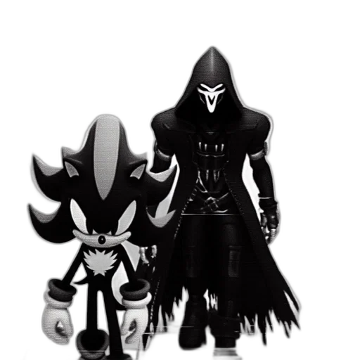 mask, concept art, comic book art, pixel art, 3d render, monochrome, dark, two transparent PNG cut-out