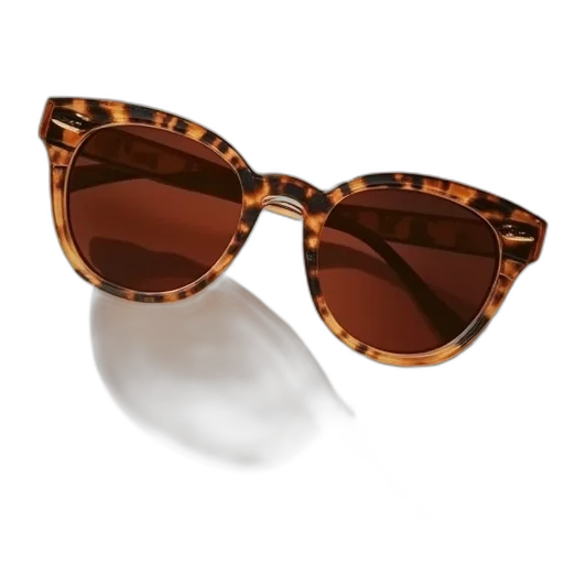 3d render, earth tones, cat, eye transparent PNG cut-out