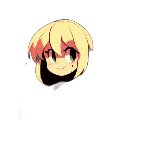 staff, face, mask, hair, anime, pixel art, cartoon, concept art transparent PNG cut-out