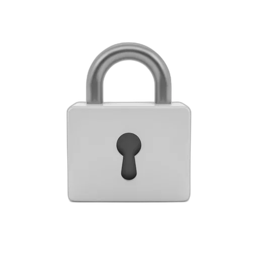 jewelry, unlocked, file, security, icon, white, background, privacy transparent PNG cut-out