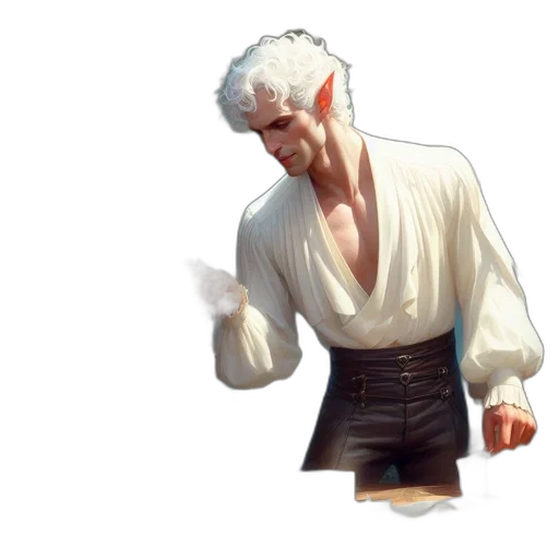jacket, staff, weapon, concept art, fantasy art, pixel art, 3d render, fantastical transparent PNG cut-out