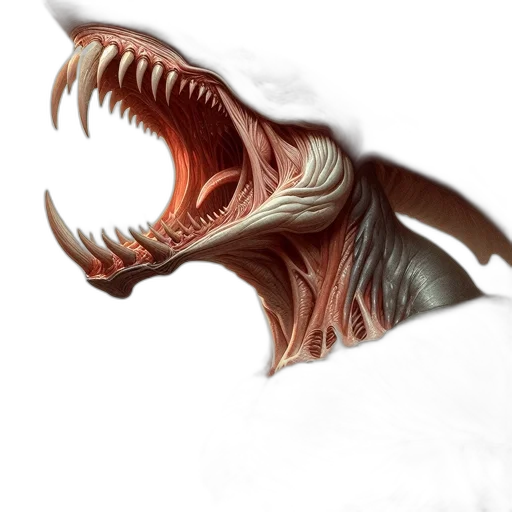dragon, creature, mask, animal, concept art, fantasy art, 3d render, photorealistic transparent PNG cut-out