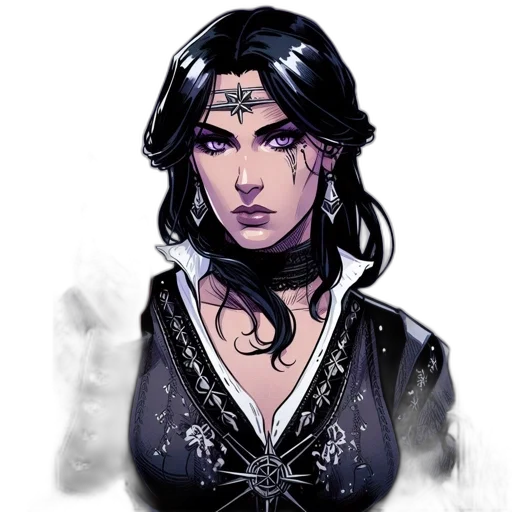 jewelry, dress, fantasy art, concept art, comic book art, pixel art, dark, monochrome transparent PNG cut-out