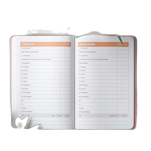 budget, planner transparent PNG cut-out