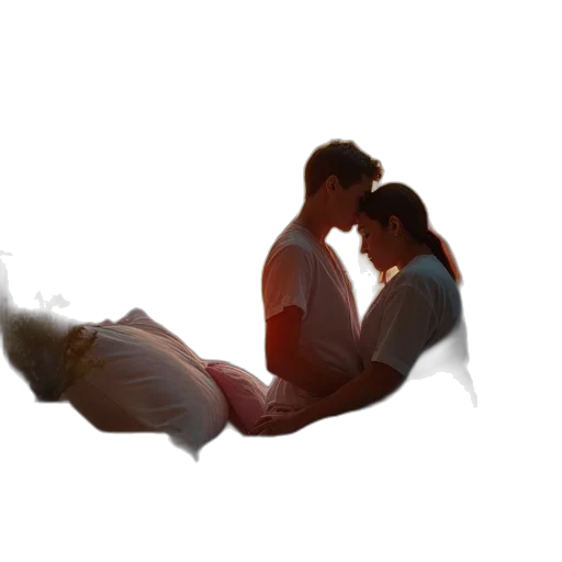 photorealistic, oil painting, concept art, 3d render, fog, fire, neon lights, sunset transparent PNG cut-out