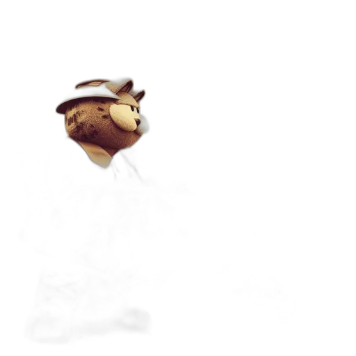 mask, hat, animal, staff, concept art, pixel art, 3d render, fantasy art transparent PNG cut-out