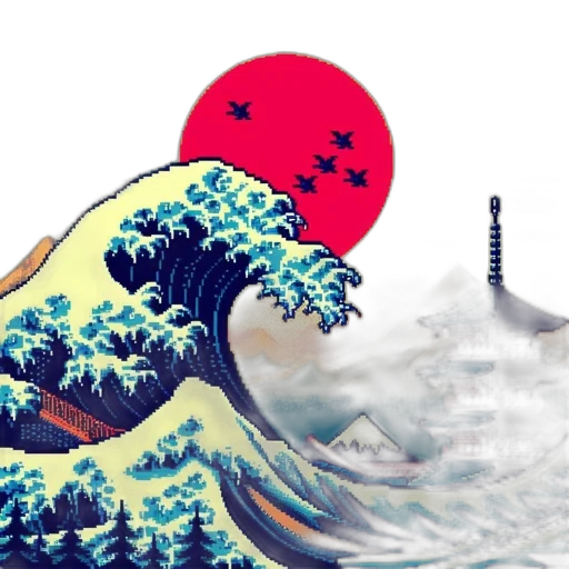 dragon, vaporwave, concept art, fantasy art, anime, underwater, beach, outer space transparent PNG cut-out