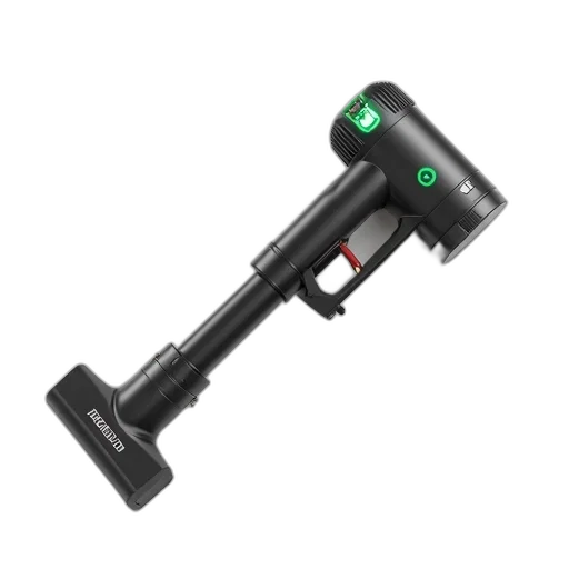 weapon, staff, robot, umbrella, 3d render, black, silver, cordless transparent PNG cut-out