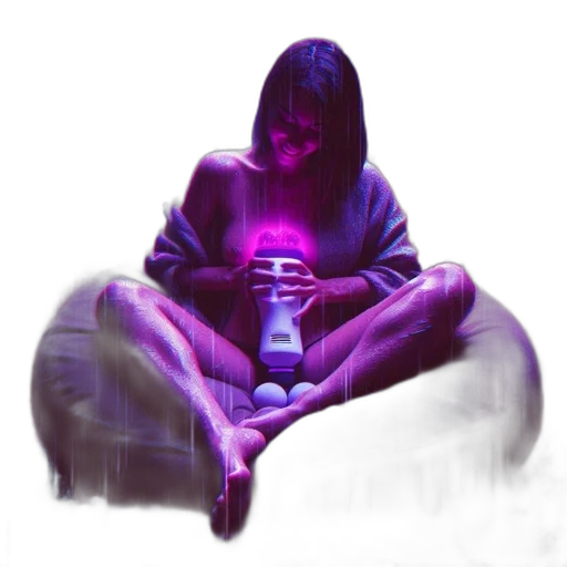 bottle, robot, creature, face, cyberpunk, concept art, vaporwave, pixel art transparent PNG cut-out