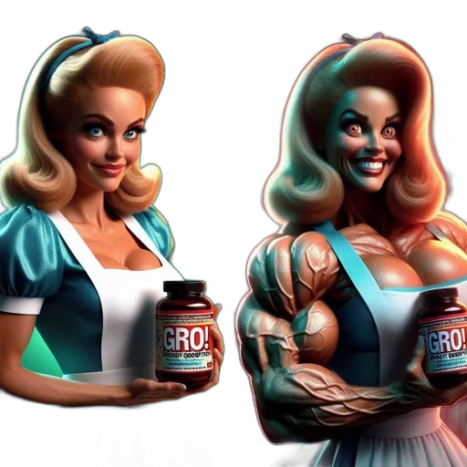 bottle, 3d render, concept art, comic book art, photorealistic, cartoonish, figure, 1950s transparent PNG cut-out