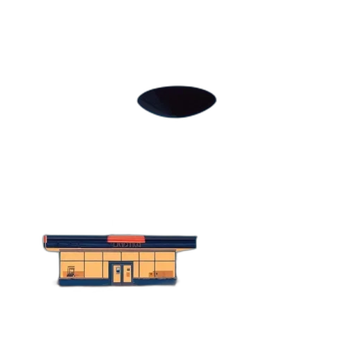 building, face, robot, hat, pixel art, 3d render, concept art, anime transparent PNG cut-out
