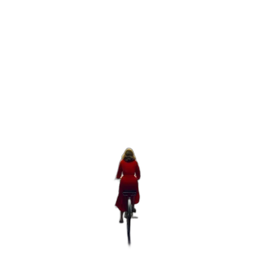 dress, robot, umbrella, staff, pixel art, concept art, 3d render, comic book art transparent PNG cut-out