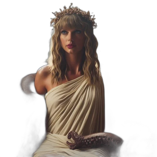 dress, crown, photorealistic, fantasy art, 3d render, concept art, earth tones, golden transparent PNG cut-out