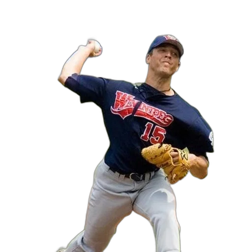 staff, weapon, animal, baseball, player, wearing, blue, shirt transparent PNG cut-out
