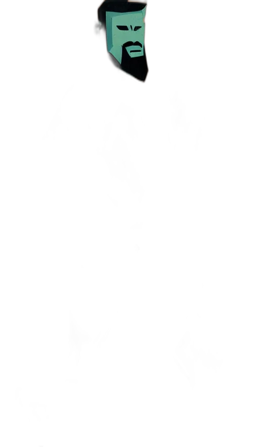 staff, face, sword, dress transparent PNG cut-out