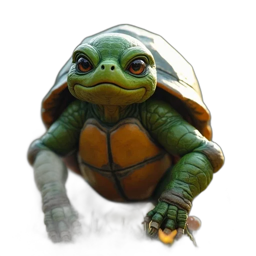 animal, creature, concept art, photorealistic, 3d render, fantasy art, green, shelled transparent PNG cut-out