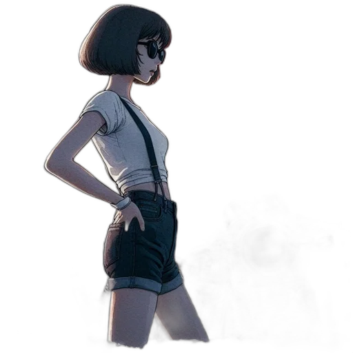 dress, jacket, robot, creature transparent PNG cut-out