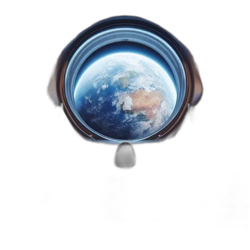 jewelry, bottle, face, mask, photorealistic, 3d render, concept art, outer space transparent PNG cut-out