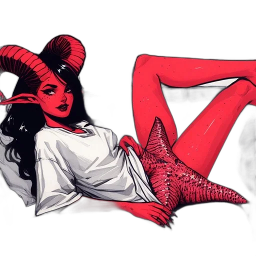 dragon, creature, fantasy art, concept art, comic book art, pixel art, red, female transparent PNG cut-out