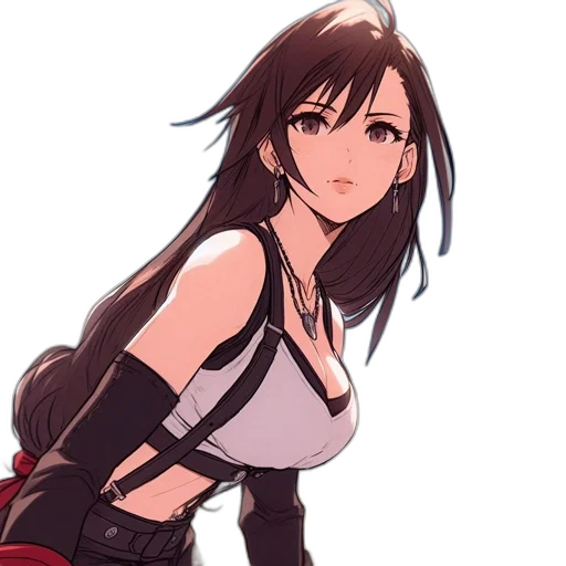 weapon, staff, dress, concept art, anime, fantasy art, cartoon, red transparent PNG cut-out